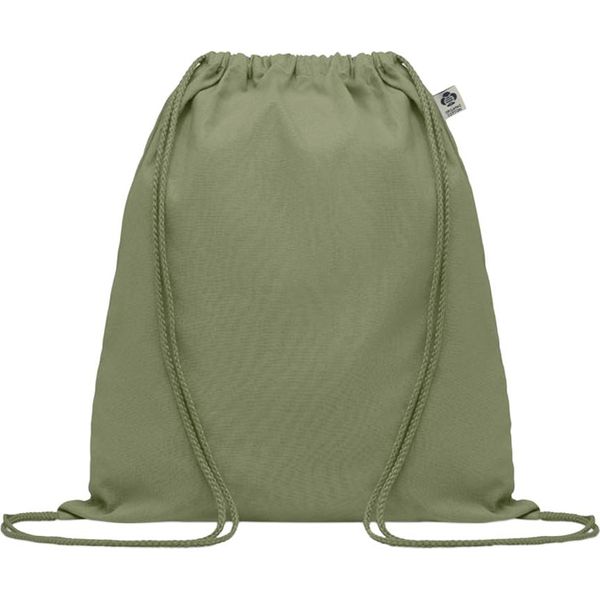Midocean - Borsa Da Ginnastica "Yuki"", Cotone Organico MO115 (Taglia Unica) (Verde)"-image