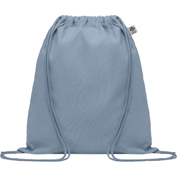 Midocean - Borsa Da Ginnastica "Yuki"", Cotone Organico MO115 (Taglia Unica) (Azzurro)"-image