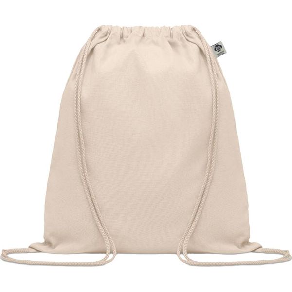 Midocean - Borsa Da Ginnastica "Yuki"", Cotone Organico MO115 (Taglia Unica) (Beige)"-image