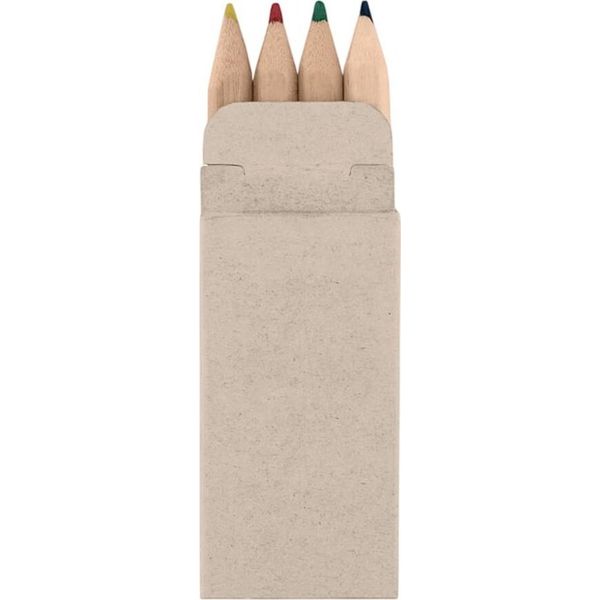 Midocean - Matita Colorata "Petit Abigail"", Mini Confezione Da 4 MO1168 (Taglia Unica) (Colore)"-image