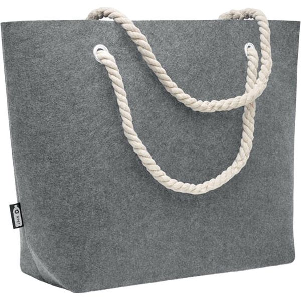 Midocean - Borsa Della Spesa "Feltsea"", Feltro Rpet, Spiaggia MO1027 (Taglia Unica) (Grigio)"-image