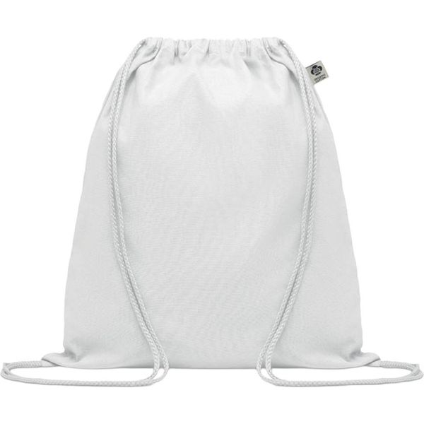 Midocean - Borsa Da Ginnastica "Yuki"", Cotone Organico MO115 (Taglia Unica) (Bianco)"-image