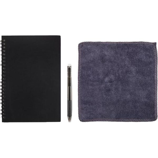 Midocean - Taccuino "Nobuuk"", Cancellabile, A5 MO1490 (Taglia Unica) (Nero)"-image