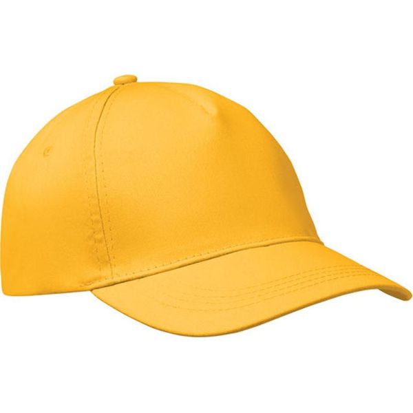 Midocean - Cappellino Da Baseball "Buzz"" A 5 Segmenti MO138 (Taglia Unica) (Giallo)"-image