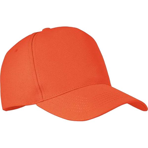 Midocean - Cappellino Da Baseball "Senga"" A 5 Segmenti MO209 (Taglia Unica) (Arancione)"-image