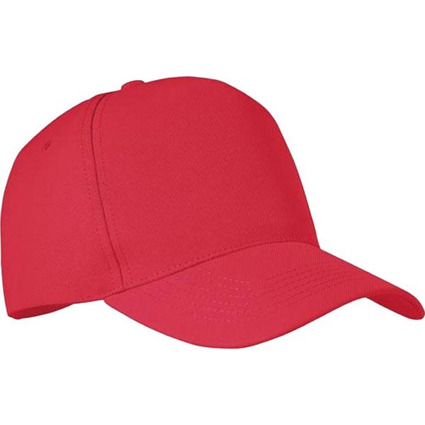 Midocean - Cappellino Da Baseball "Senga"" A 5 Segmenti MO209 (Taglia Unica) (Rosso)"-image