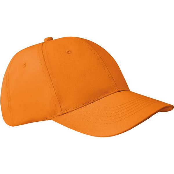 Midocean - Cappellino Da Baseball "Basie"" A 6 Segmenti MO221 (Taglia Unica) (Arancione)"-image
