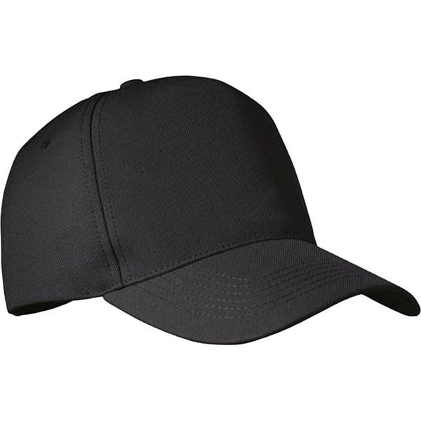 Midocean - Cappello Da Baseball "Senga"" A 5 Segmenti MO209 (Taglia Unica) (Nero)"-image