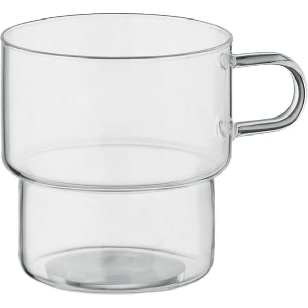 Midocean - Tazza Da Caffè "Boromug"", Vetro Borosilicato, 300Ml MO466 (Taglia Unica) (Trasparente)"-image