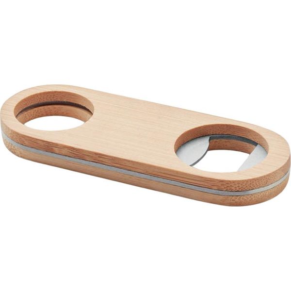 Midocean - Apribottiglie "Valbamper"", Bambù, Ovale MO463 (Taglia Unica) (Legno)"-image