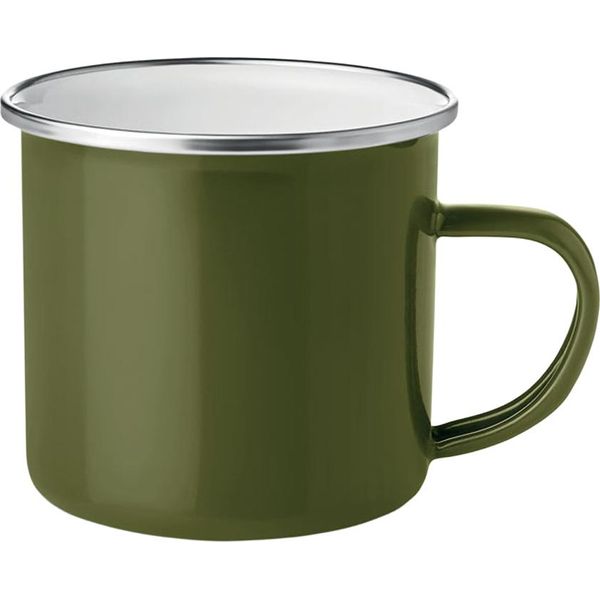 Midocean - Tazza Da Caffè "Plateado"", Smaltata, Metallo, 350Ml MO474 (Taglia Unica) (Verde)"-image