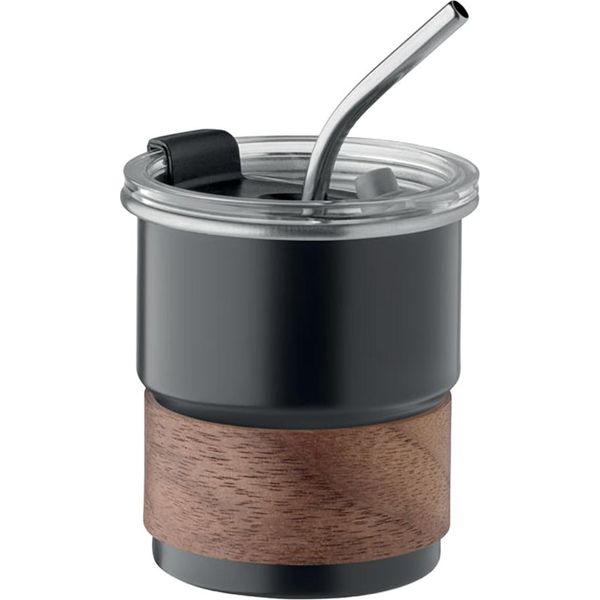 Midocean - Tazza Per Bere "Mate"", 260Ml MO775 (Taglia Unica) (Nero)"-image