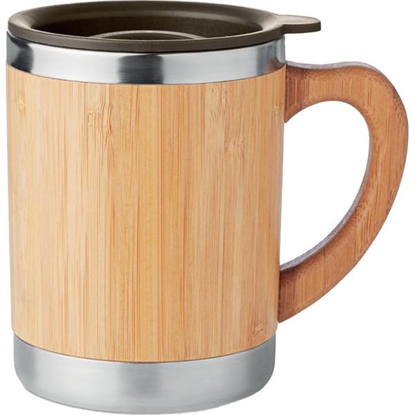 Midocean - Tazza Da Caffè "Mocha"", Bambù, 300Ml MO762 (Taglia Unica) (Legno)"-image