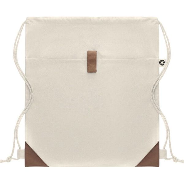 Midocean - Borsa Da Ginnastica "Panda"", Cotone Riciclato MO754 (Taglia Unica) (Beige)"-image