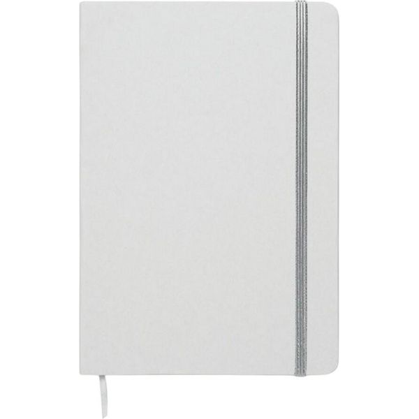 Midocean - Taccuino "Route White"", A5 MO872 (Taglia Unica) (Argento/Bianco)"-image