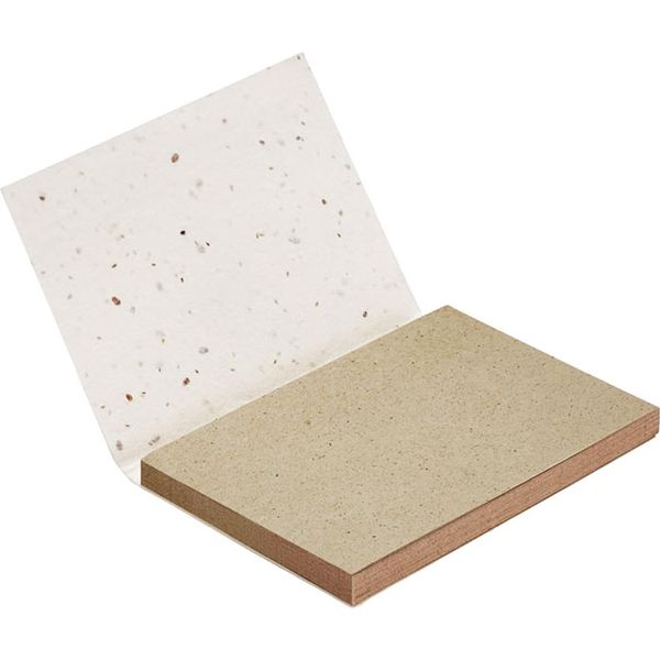 Midocean - Blocco Note "Grow Me"", Carta Per Semi Ed Erba MO883 (Taglia Unica) (Bianco)"-image