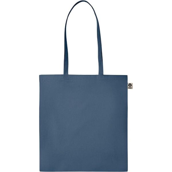 Midocean - Borsa "Zimde"" In Cotone Organico MO855 (Taglia Unica) (Blu)"-image