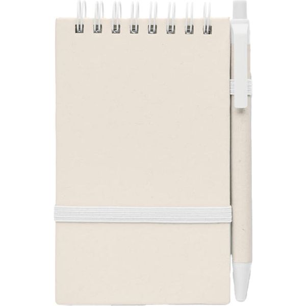 Midocean - Taccuino E Penna "Mito"", A6 MO991 (14 Cm X 8,2 Cm X 1,2 Cm) (Bianco)"-image