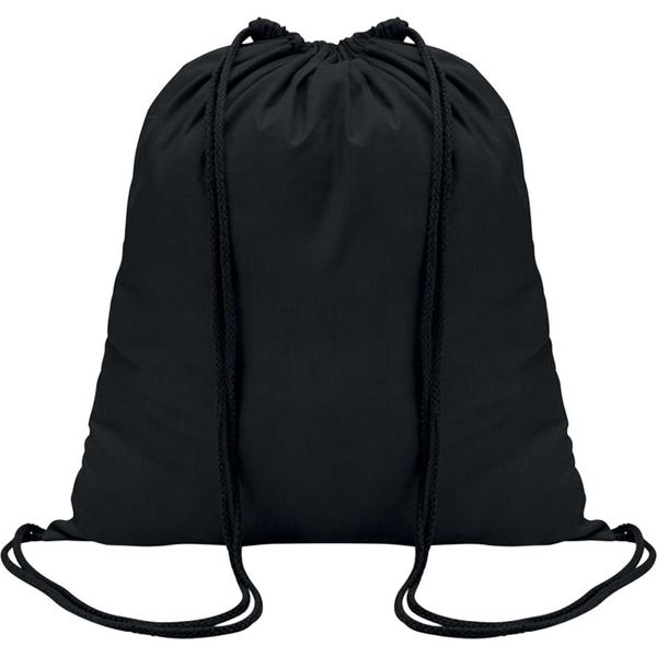 Midocean - Borsa Da Ginnastica "Coloured"", Cotone MO925 (Taglia Unica) (Nero)"-image