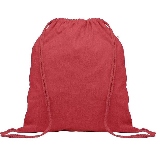Midocean - Borsa Da Ginnastica "Cabetri Colour"", Cotone Riciclato MO625 (Taglia Unica) (Rosso)"-image