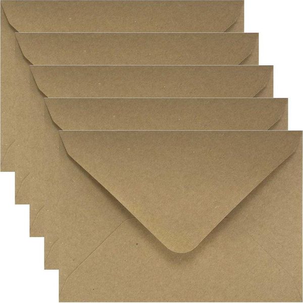Buste B6 Nk Busta Eko Busta Delta Marrone 100G - 25 Pezzi-image