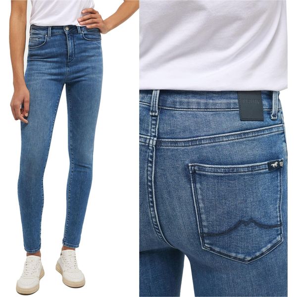 Mustang, Jeans Da Donna, Skinny Fit, Georgia Super Skinny, W29 L32, Blau, Jeans, Baggyjeans, Buggy-image