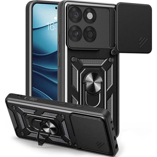 Etui Tech-Protect Camshield Pro Na Motorola Edge 60 Fusion - Czarne-image