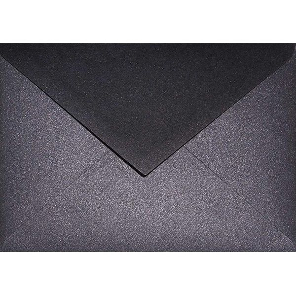 Buste C6 Nk Aster Metallic Black Copper Busta Nero Rame 120G - 25 Pezzi-image