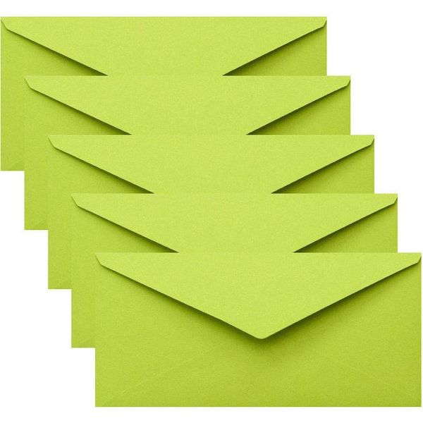 Buste Dl Nk Sirio Colour Lime Busta Verde 115G - 25 Pezzi-image