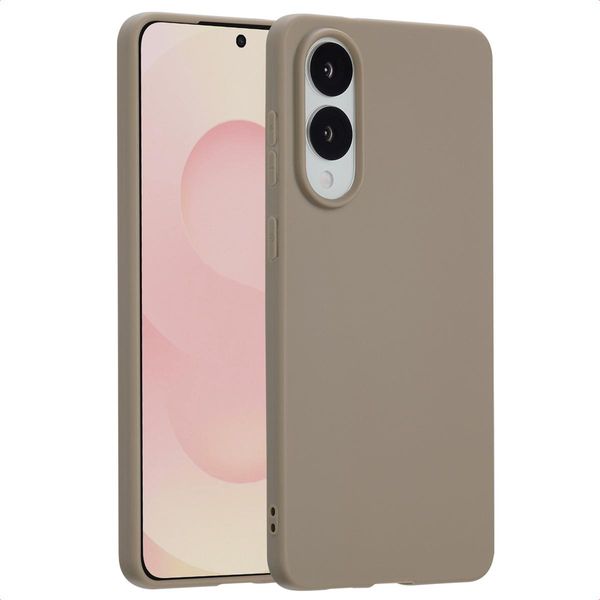 Imoshion Custodia Protettiva Samsung Galaxy S25 Edge Cover Posteriore Custodia Per Cellulare Per Samsung Galaxy S25 Edge - Marrone-image