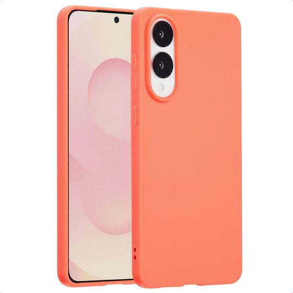Imoshion Custodia Protettiva Samsung Galaxy S25 Edge Back Cover Custodia Per Telefono Cellulare Per Samsung Galaxy S25 Edge - Arancione-image