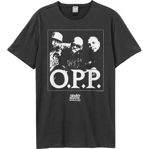 Amplified - Maglietta "Hip Hop Hooray"" Per Uomo/Donna Unisex GD2387 (Xs) (Charcoal)"-image