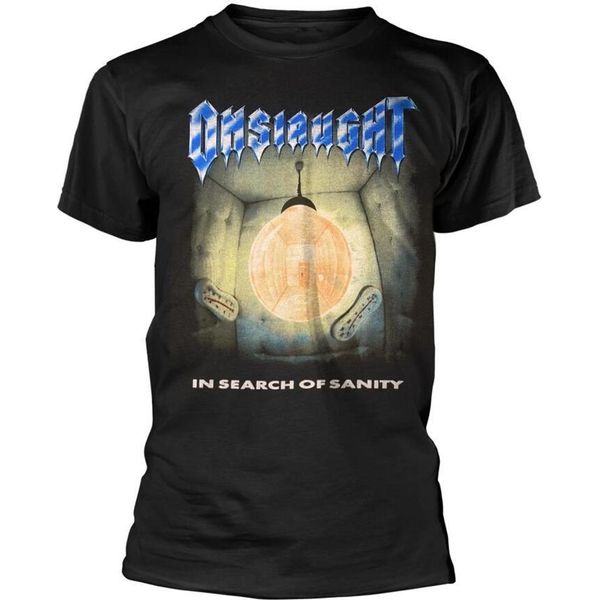 Onslaught - Maglietta "In Search Of Sanity"" Per Uomo/Donna Unisex PH3561 (Xxl) (Nero)"-image