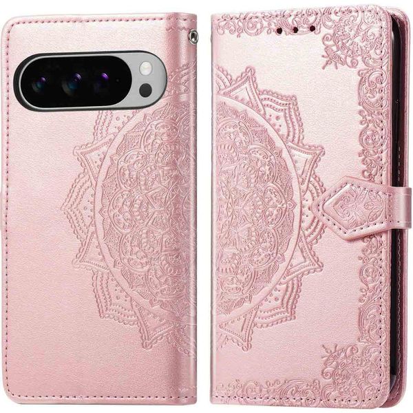Custodia Per Google Pixel 10 Pro Xl - Similcuoio - Flip Cover Imoshion - Finitura Oro Rosa-image