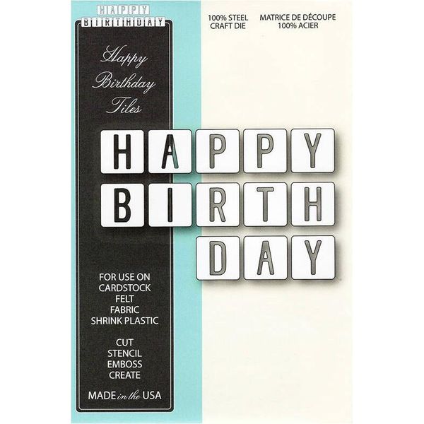 Memory Box Set Di Fustelle Punzonatura Sagoma Scrapbooking Fustellatura, Compleanno 99420-image