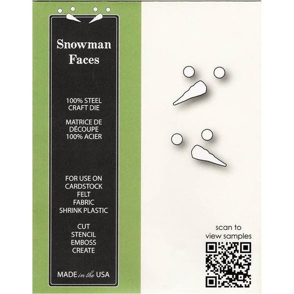 Fustella Per Goffratura - Poppystamps - Facce Da Pupazzo Di Neve-image