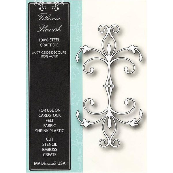 Memory Box Fustella Per Embossing Stencil Scrapbooking, Ornamento 98775-image