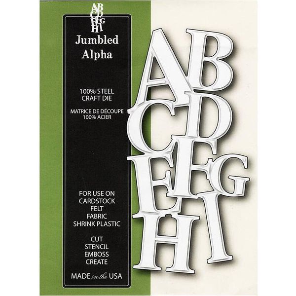 Fustella Per Goffratura - Poppystamps - Lettere A-I-image