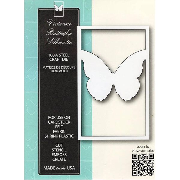 Memory Box Fustella Per Embossing Stencil Scrapbooking, Farfalla 99779-image