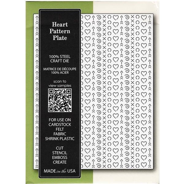 Fustella Per Goffratura - Poppystamps - Piastra Con Motivo A Cuore-image