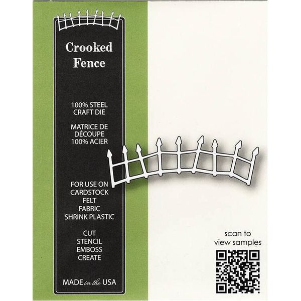 Fustella Per Goffratura - Poppystamps - Crooked Fence-image