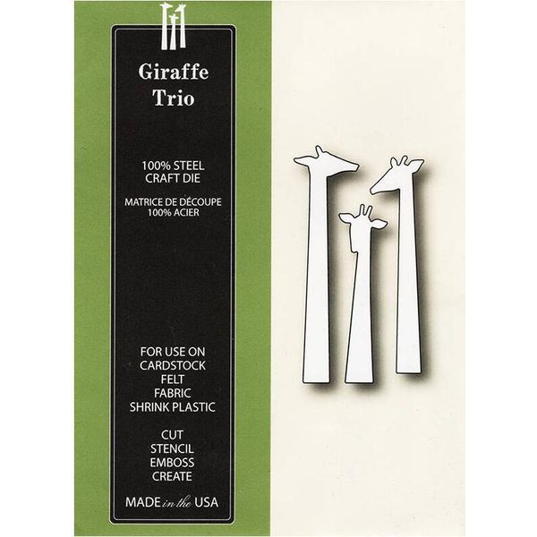 Fustella - Poppystamps - Trio Di Giraffe / Giraffa-image