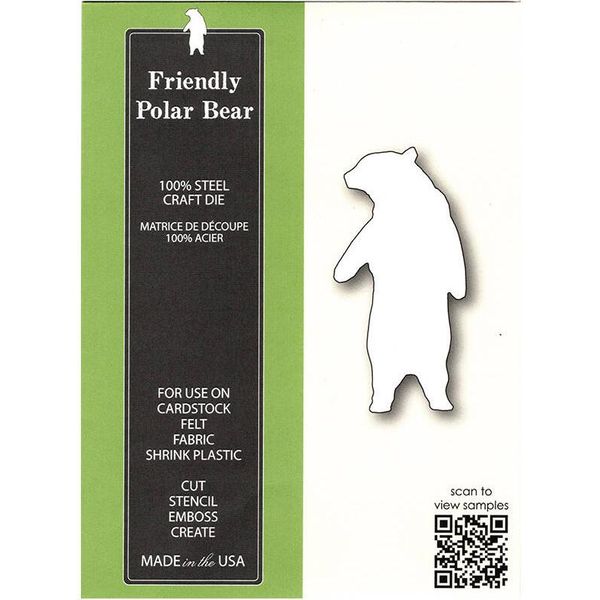 Fustella Per Goffratura - Poppystamps - Orso Polare Amichevole Orso Polare-image