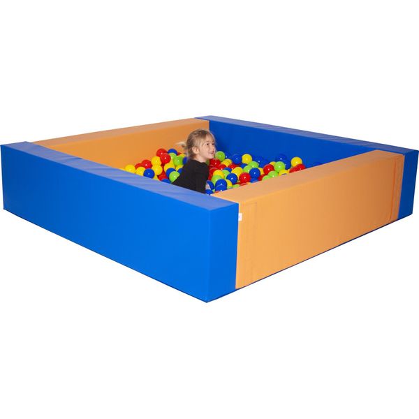 Sumo Didactic - Piscina Di Palline 200 X 200 X 45 Cm - Per Asili E Scuole - Resistente, Antibatterica E Sicura Per L'apprendimento Motorio E Lo Sviluppo Sensoriale-image