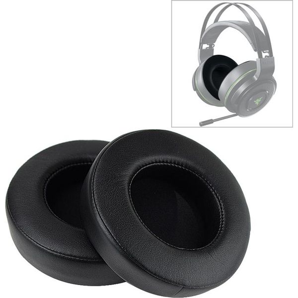 2 Pcs Per Razer Thresher Ultimate Cuscino Per Auricolari Coperchio In Spugna Paraorecchie Di Ricambio-image