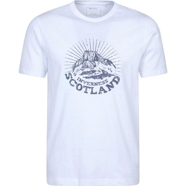 Mountain Warehouse - Maglietta "Inverness"" Da Uomo A Maniche Corte MW4351 (S) (Bianco)"-image