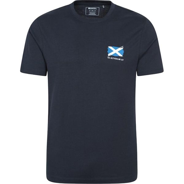 Mountain Warehouse - Maglietta "West Highlands"" Da Uomo A Manica Corta MW4367 (L) (Blu Navy)"-image