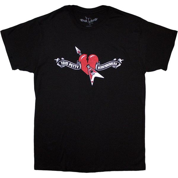 Tom Petty & The Heartbreakers - Maglietta Logo Per Uomo/Donna Unisex RO13380 (L) (Nero)-image