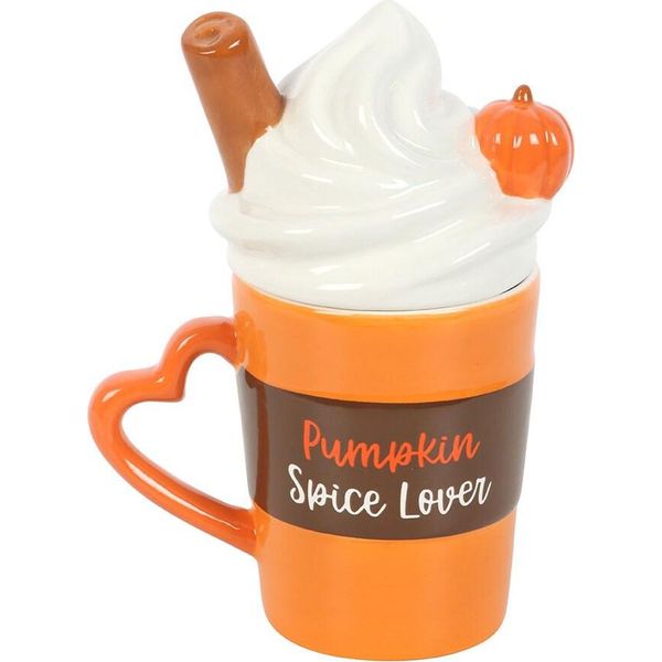 Something Different - Tazza Con Coperchio "Pumpkin Spice Lover"" SD10061 (Taglia Unica) (Arancione/Marrone)"-image