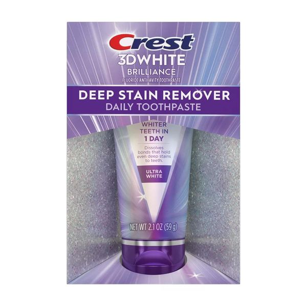 Crest | Dentifricio 3D White Brilliance - 59 G - Menta - Sbiancamento Intensivo - Pulizia Profonda-image